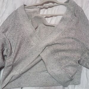 Gray Speckled Sweatshirt